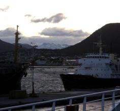 last view of Ushuaia as we pull away from the dock