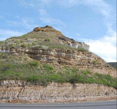 This is an example of the various rock formations.