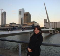 The 'Women's Bridge' at Puerto Madero