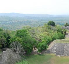 View from the Pyramid-Guatemala Border-Xunantunich