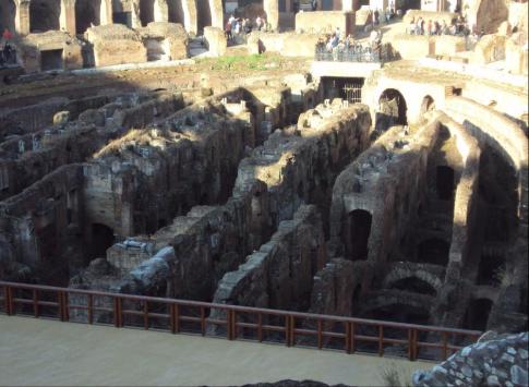 Cages for animals and Gladiators