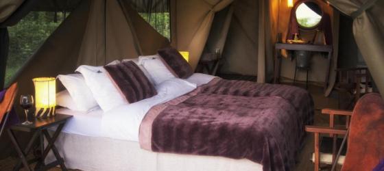Comfortable rooms at the Ngorongoro Tented Camp