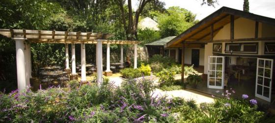 Gibb's Farm's beautiful garden style grounds.