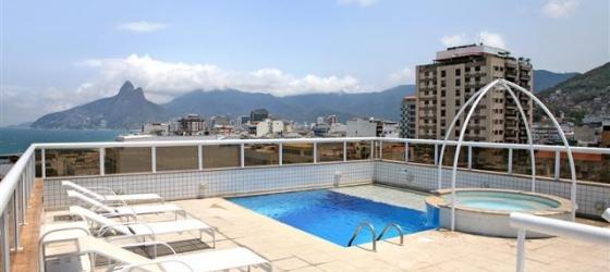 View the beaches of Rio de Janeiro from the rooftop pool at Atlantis Hotel