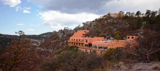 Hotel Mirador sits on the side of a hill allowing for an incredible view.