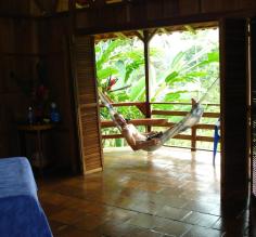 Kurt in Hammock at Selva Bananito