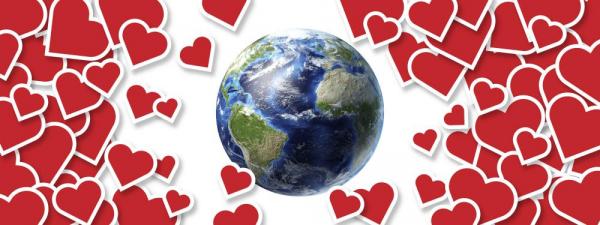 World filled with love