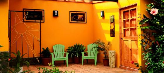 The fun and brightly colored accommodations at the Isla Verde