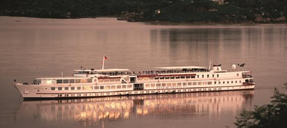 Ayeyarwady River Cruise near Myanmar on the Road to Mandalay
