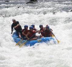 Whitewater rafting