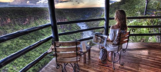 Gorges Lodge sundowner scenery