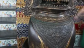 Exploring Bangkok temple statues