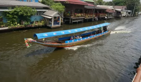 Exploring Bangkok by boat