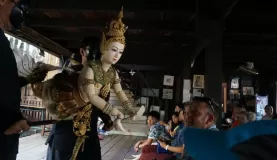 Thailand goddess puppet show