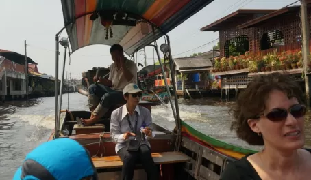 Cruising in our Thailand boat tour