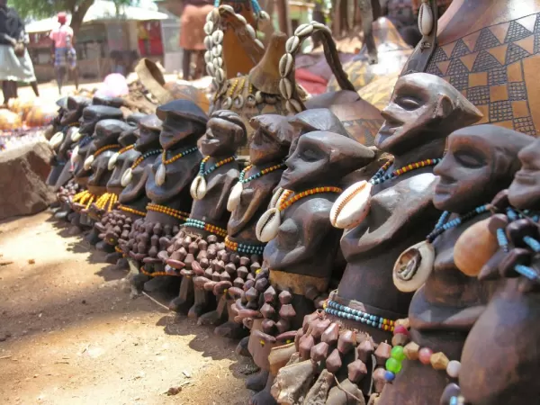 Souvenirs from the Hamer people in Omo Valley