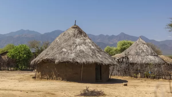 Traditional homes in Omo Valley