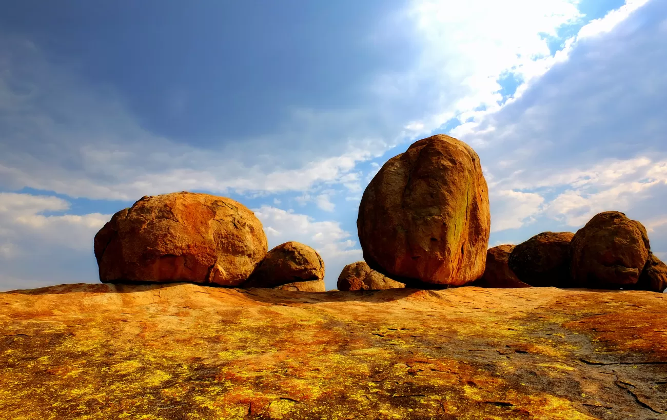 The balancing rocks