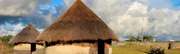 Traditional huts in Zimbabwe