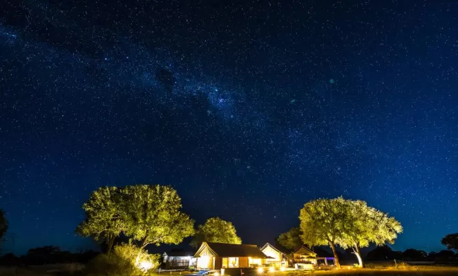 Linkwasha Camp under the stars