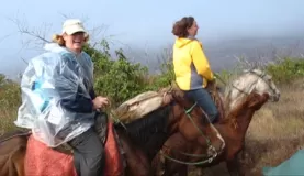 Horseback riding on Isabela