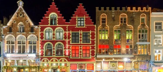 Christmas Market Square at night