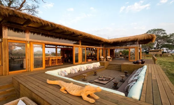 Sunken lounge