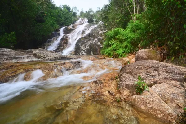 Waterfall in the forests of Malaysia