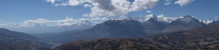 The Cordillera Blanca from the Cordillera Negra