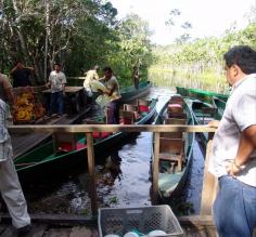 River canoe