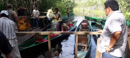 River canoe