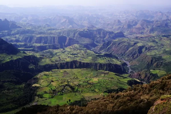 The Simien Mountains, or the "rooftop of Africa"