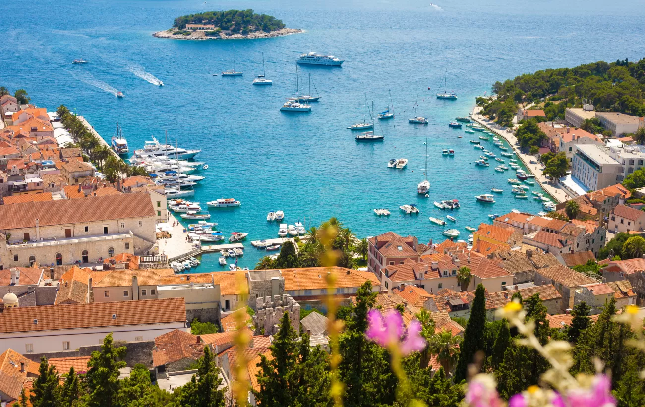 View of Hvar harbor