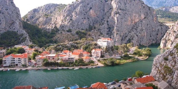 Cetina river in Omis