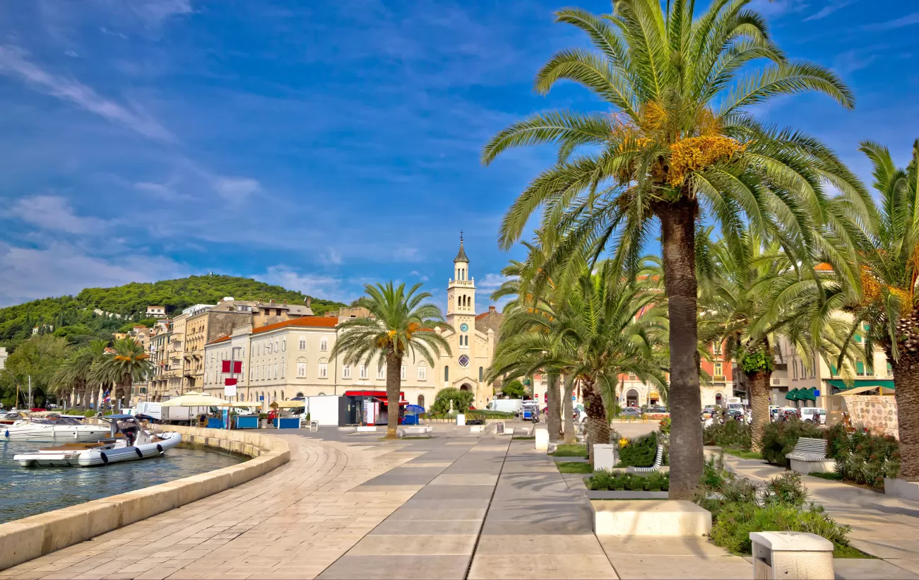 City of Split on the waterfront