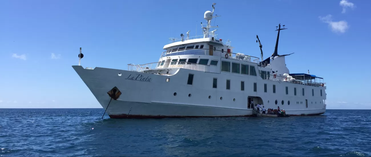 The sophisticated La Pinta Galapagos yacht