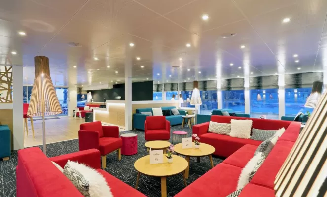 Lounge on the MS Elbe Princesse