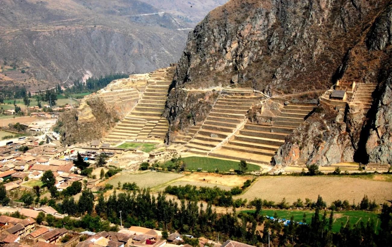 Ollantaytambo Ruins in Sacred Valley