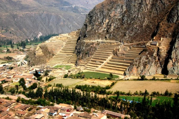Ollantaytambo Ruins in Sacred Valley