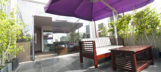 Lavender Boutique patio