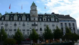 Our hotel in Oslo, properly named The Grand Hotel.