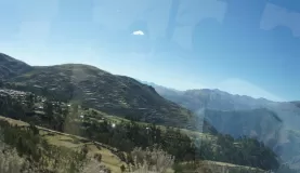 van ride back to Cusco