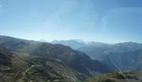 van ride back to Cusco