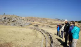 Look at the location of an ancient observatory at Sacsayhuaman