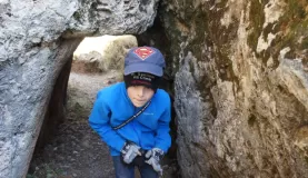 Samuel exploring Sacsayhuaman