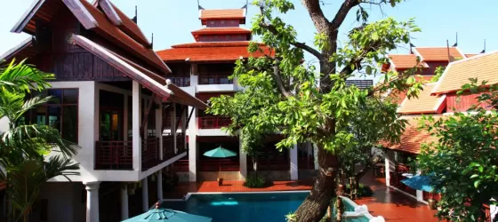 Exterior and pool view