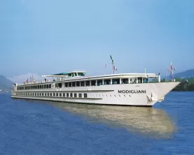 MS Modigliani sailing on the Rhine River
