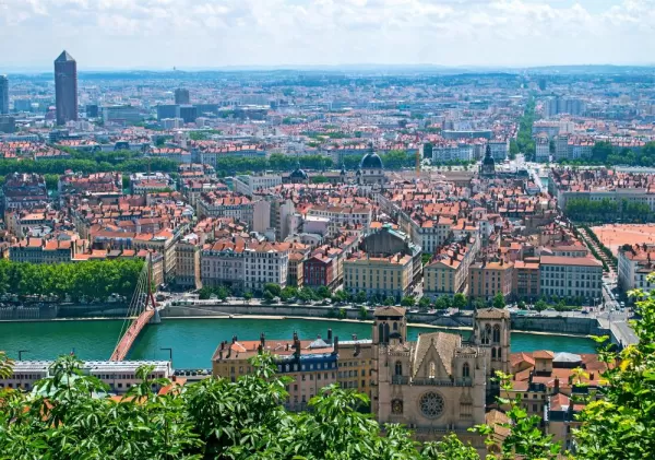 Lyon from above