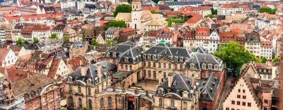 View of Strasbourg city