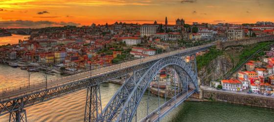 Porto with Dom Luis Bridge